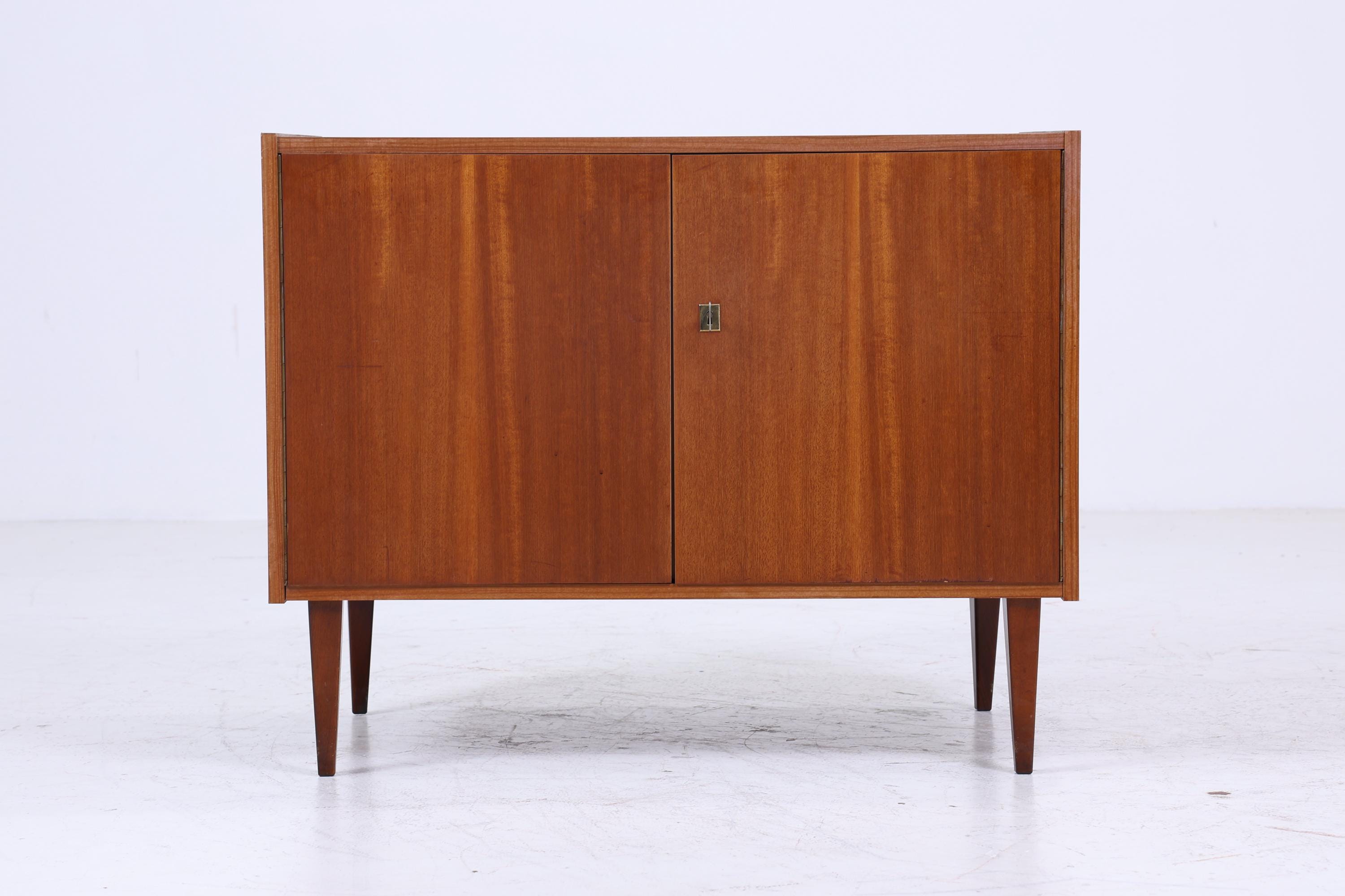 Wunderschöne Vintage Teak Kommode 60er | Mid Century Schrank | Retro Holz Aufbewahrung