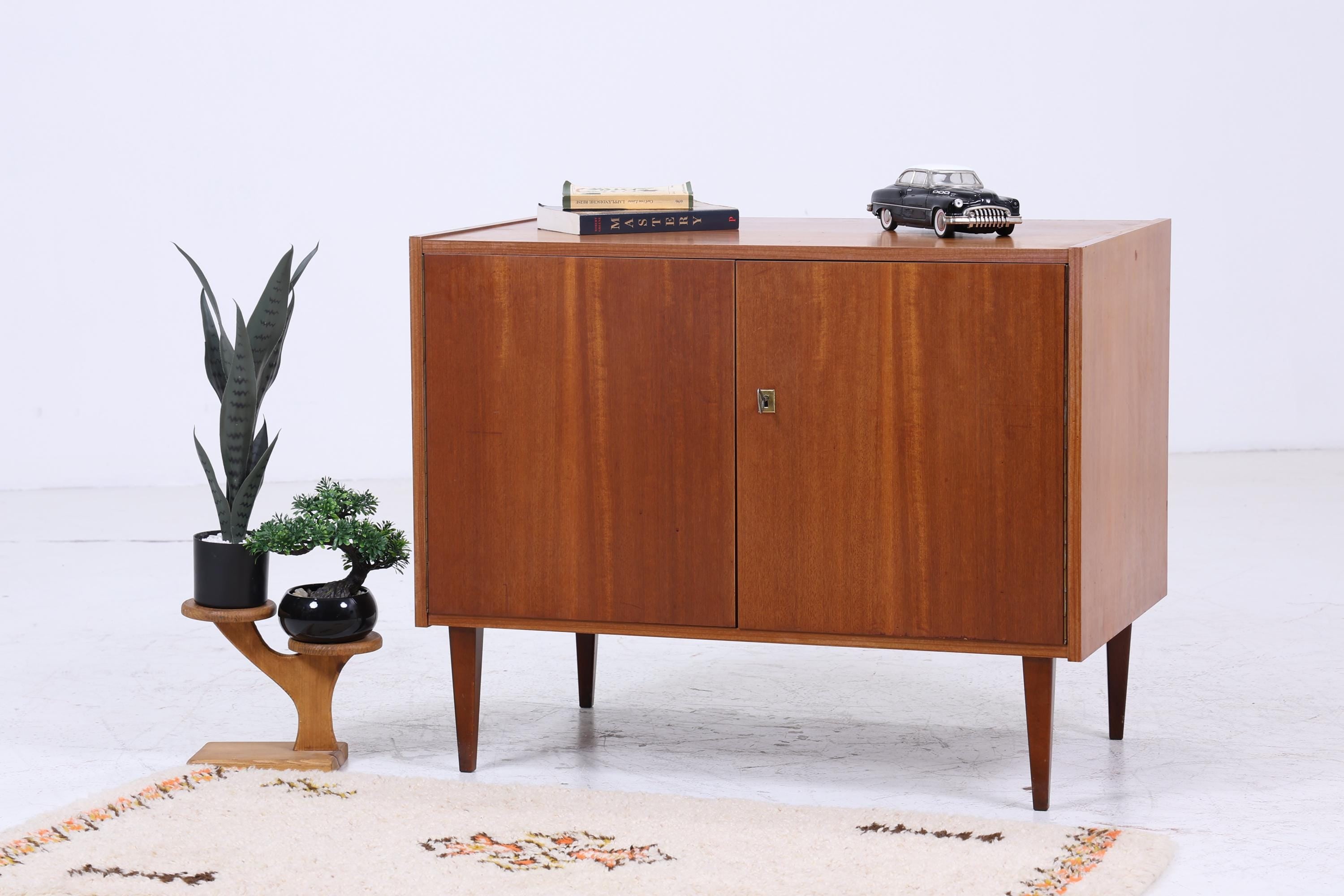 Wunderschöne Vintage Teak Kommode 60er | Mid Century Schrank | Retro Holz Aufbewahrung