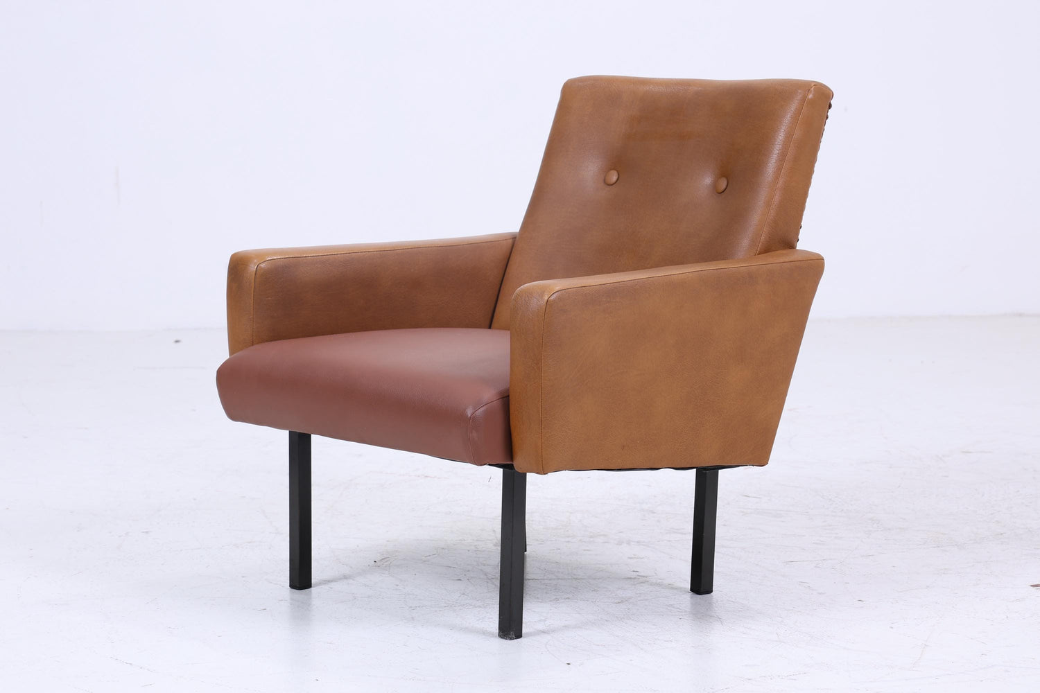Vintage Leder Sessel aus den 60ern | Mid Century Lounge Chair Sessel Retro 70er
