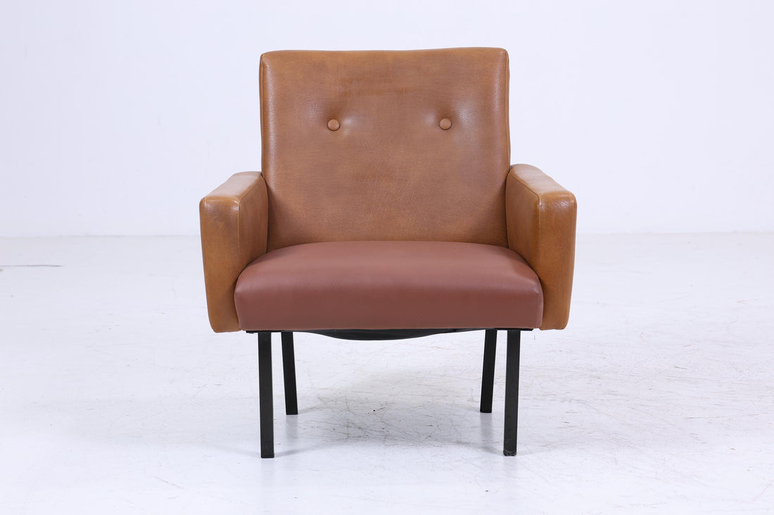 Vintage Leder Sessel aus den 60ern | Mid Century Lounge Chair Sessel Retro 70er