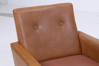 Vintage Leder Sessel aus den 60ern | Mid Century Lounge Chair Sessel Retro 70er