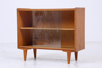Vintage Kommode mit Glastüren 60er Jahre | Mid Century Vitrine Flur Schrank | Retro 70er Holz