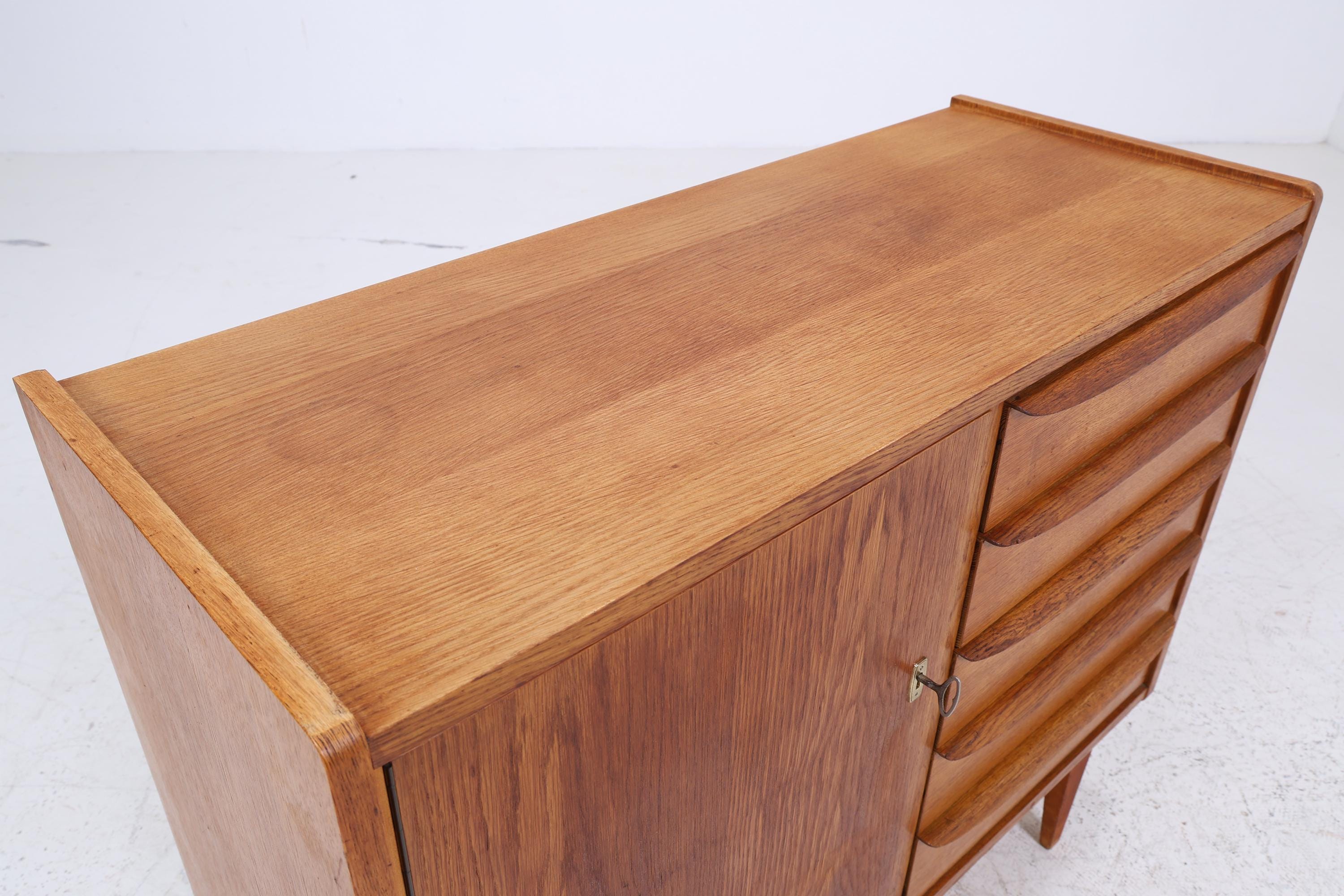 Wundervolle Vintage Schubladen Kommode 60er | Mid Century Schrank | Retro Holz Aufbewahrung