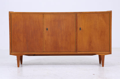 Vintage Sideboard 60er Jahre | Mid Century TV Board mit Fächern Retro Holz Aufbewahrung