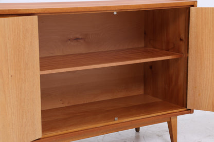 Vintage Sideboard 60er Jahre | Mid Century TV Board mit Fächern &amp; Schubladen Retro Holz Aufbewahrung