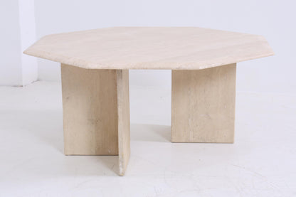 Wunderschöner Vintage Couchtisch aus Travertin | Mid Century Couchtisch Tisch Wohnzimmertisch 80er Jahre Retro Wohnzimmer