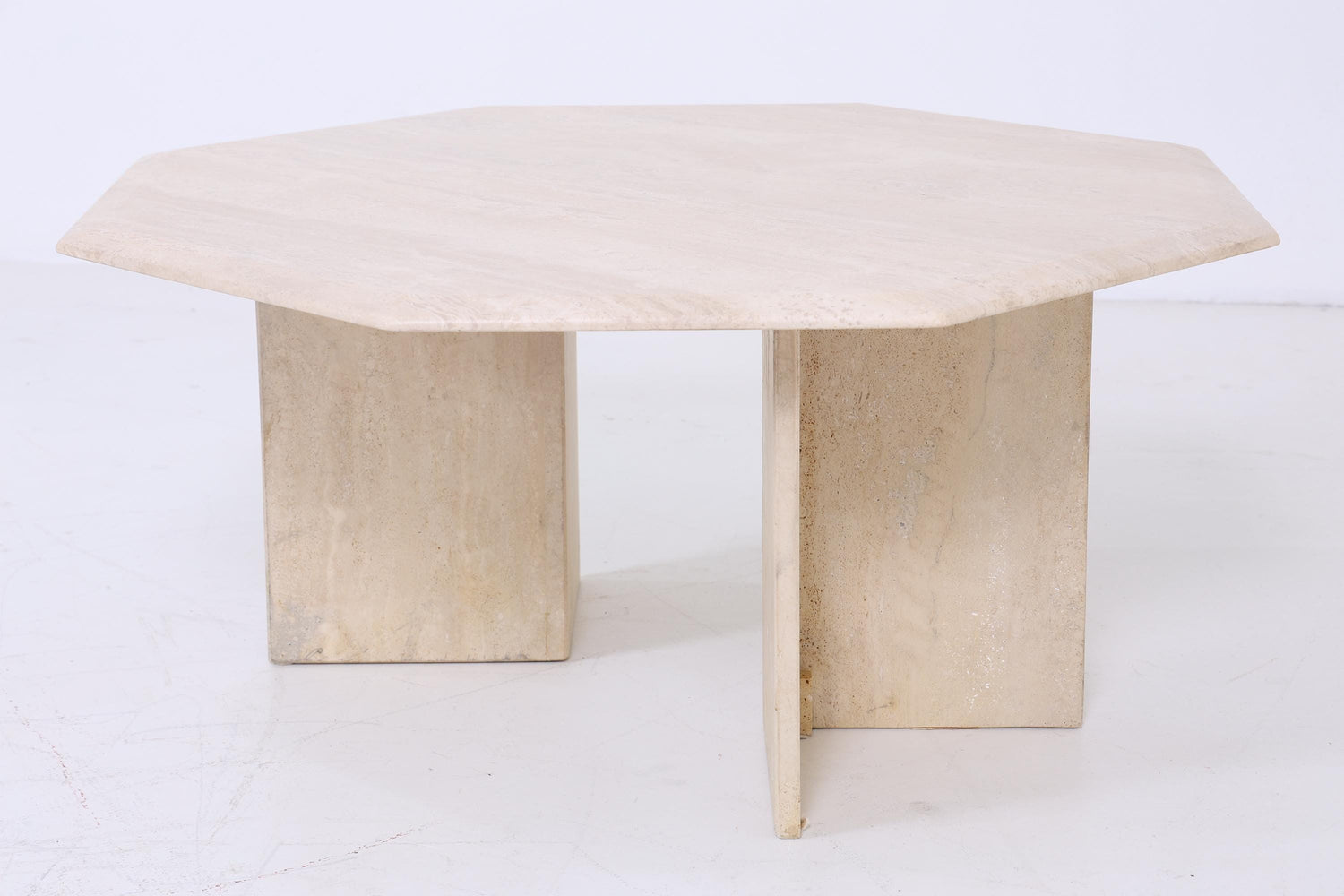 Wunderschöner Vintage Couchtisch aus Travertin | Mid Century Couchtisch Tisch Wohnzimmertisch 80er Jahre Retro Wohnzimmer