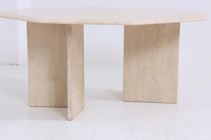 Wunderschöner Vintage Couchtisch aus Travertin | Mid Century Couchtisch Tisch Wohnzimmertisch 80er Jahre Retro Wohnzimmer