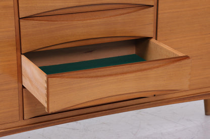 Vintage Highboard 60er Jahre | Mid Century Sideboard Schubladen Schrank Holz Aufbewahrung