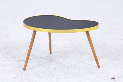 Vintage Nierentisch | Mid Century Blumentisch | Beistelltische Schwarz 60er Jahre