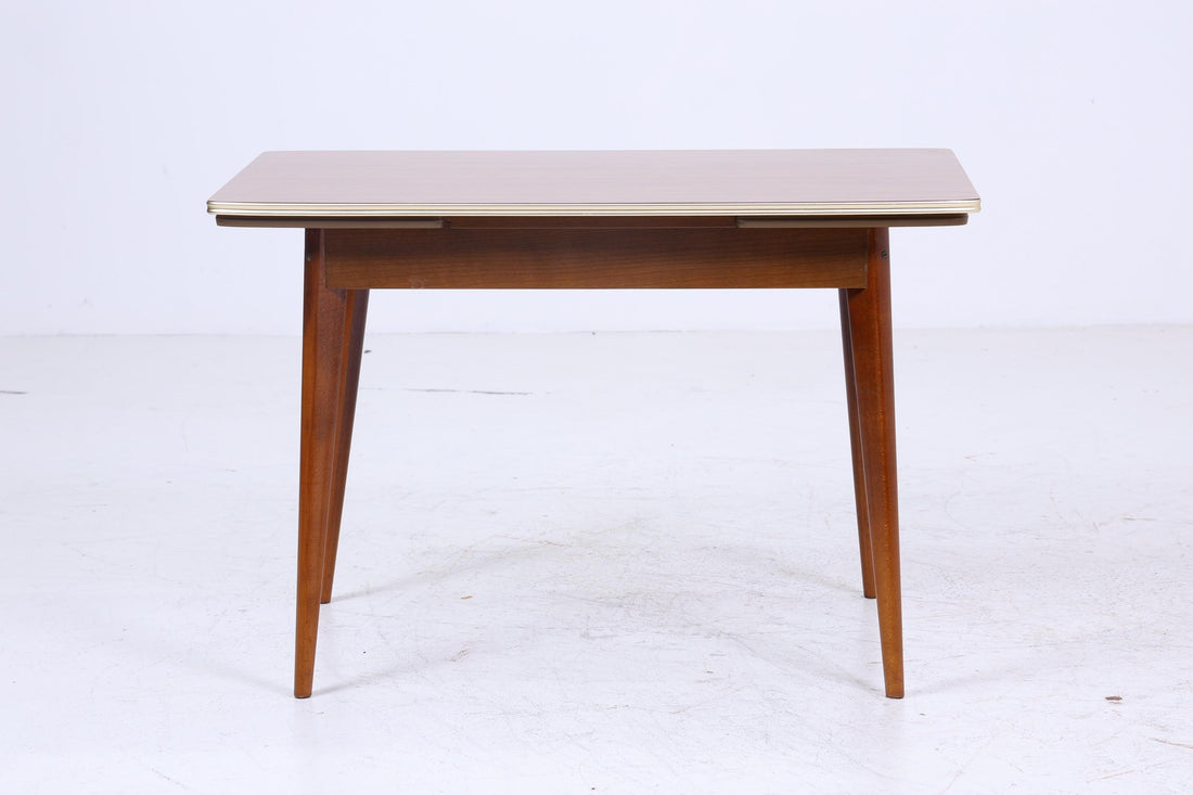 Vintage Küchentisch 60er Jahre | Mid Century Esstisch Ausziehbarer Tisch Retro 70er Holz