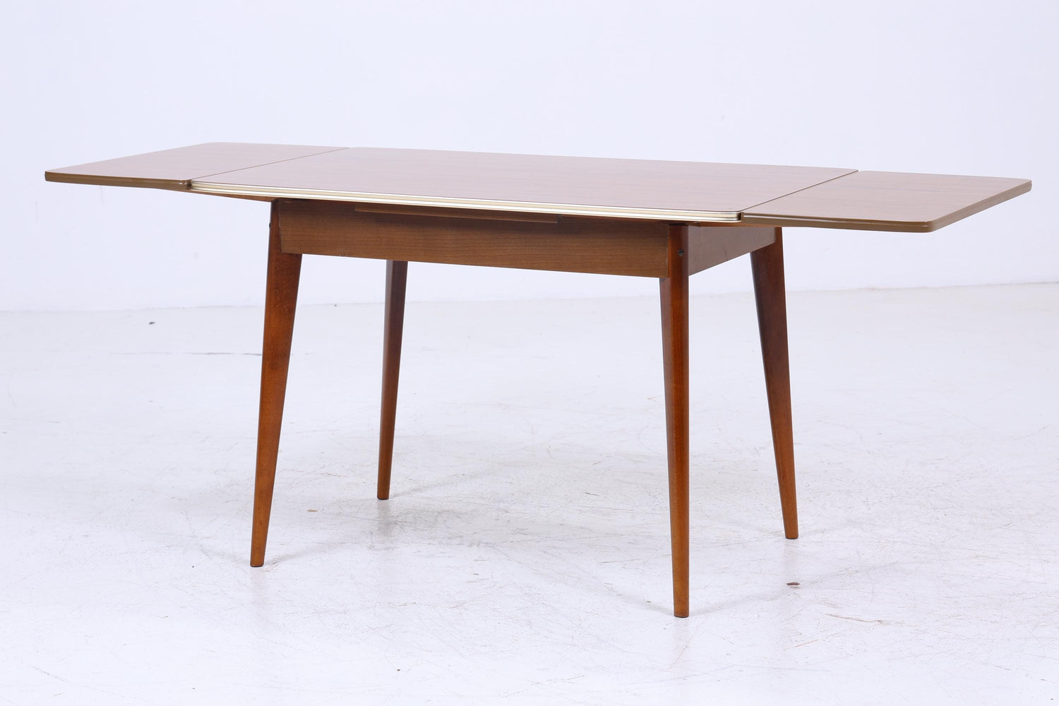 Vintage Küchentisch 60er Jahre | Mid Century Esstisch Ausziehbarer Tisch Retro 70er Holz
