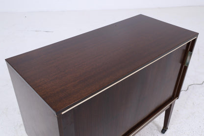 Wunderschöne Vintage Kommode auf Rollen | Mid Century Schrank | Phonoschrank Retro Holz Aufbewahrung