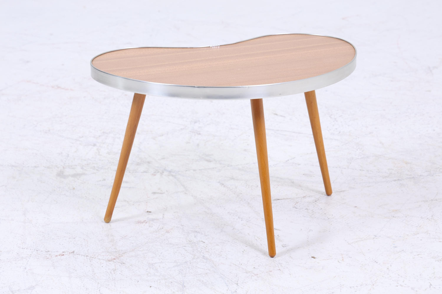 Vintage Nierentisch | Mid Century Blumentisch | Beistelltische Olivgrün 60er Jahre