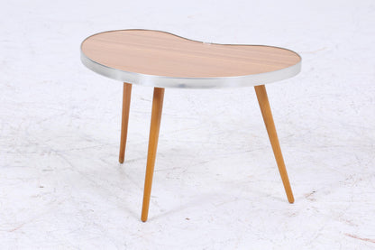 Vintage Nierentisch | Mid Century Blumentisch | Beistelltische Olivgrün 60er Jahre