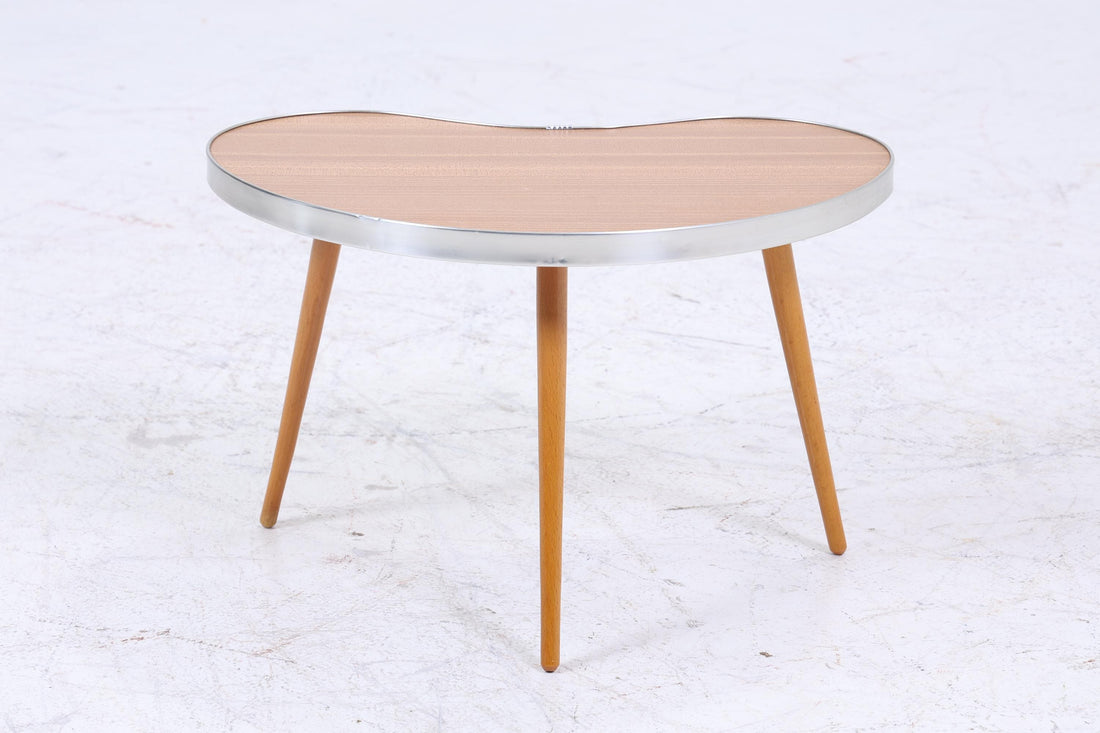 Vintage Nierentisch | Mid Century Blumentisch | Beistelltische Olivgrün 60er Jahre