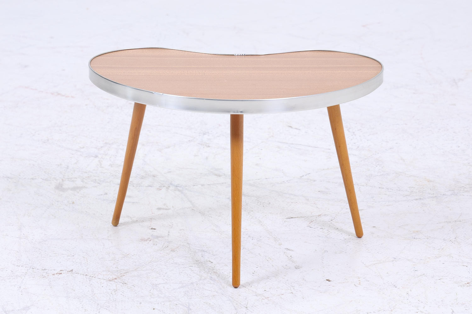Vintage Nierentisch | Mid Century Blumentisch | Beistelltische Olivgrün 60er Jahre