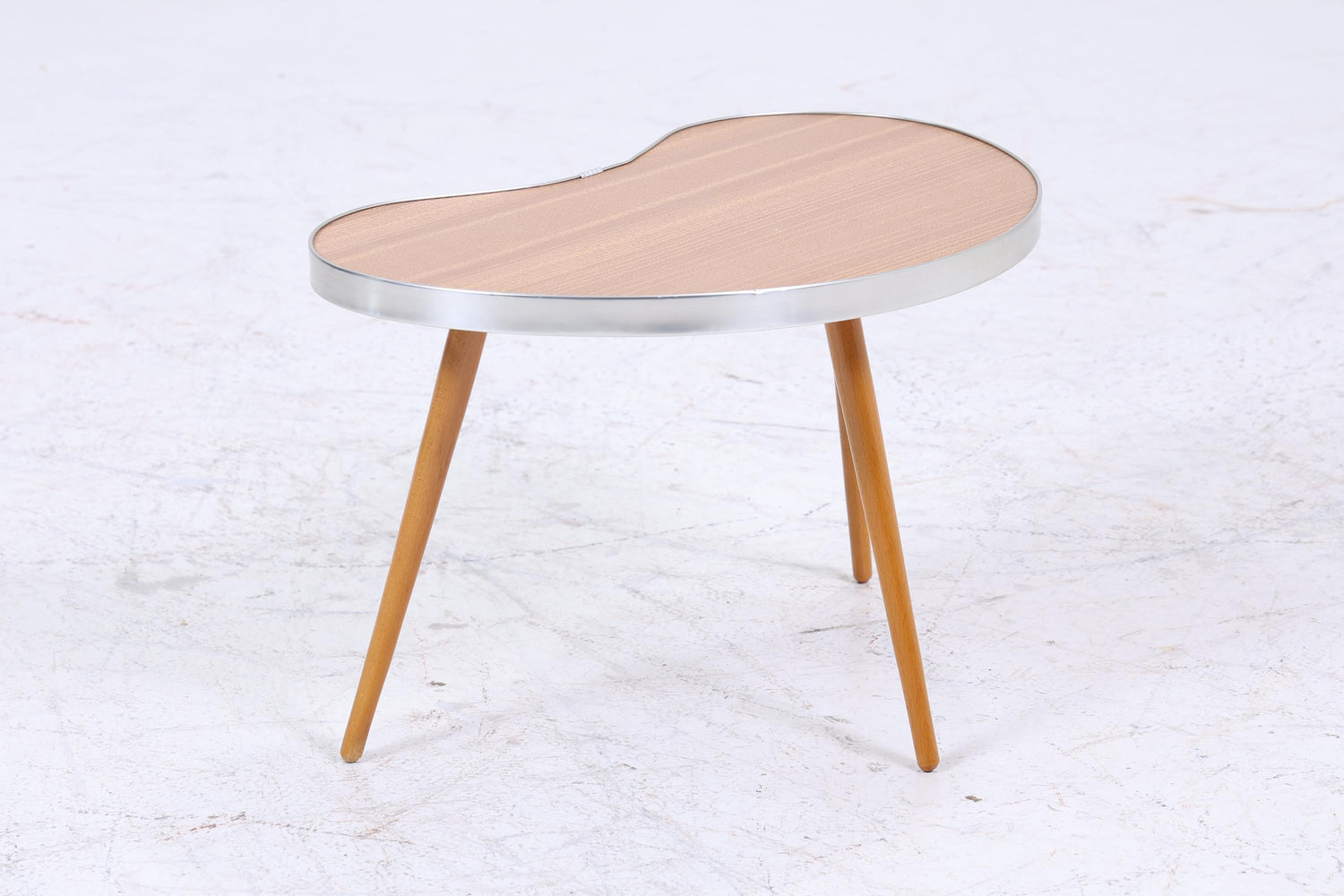 Vintage Nierentisch | Mid Century Blumentisch | Beistelltische Olivgrün 60er Jahre