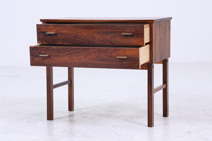 Vintage Schubladen Kommode | Mid Century Schubladen Nachttsich | Retro 60er Jahre Palisander Aufbewahrung