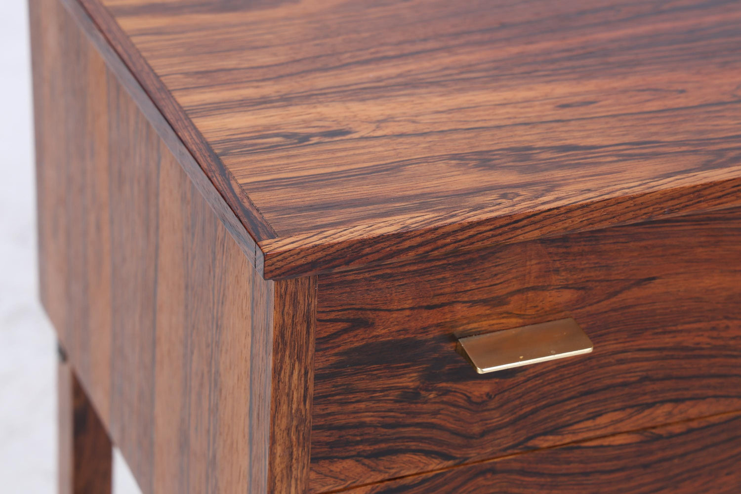 Vintage Schubladen Kommode | Mid Century Schubladen Nachttsich | Retro 60er Jahre Palisander Aufbewahrung