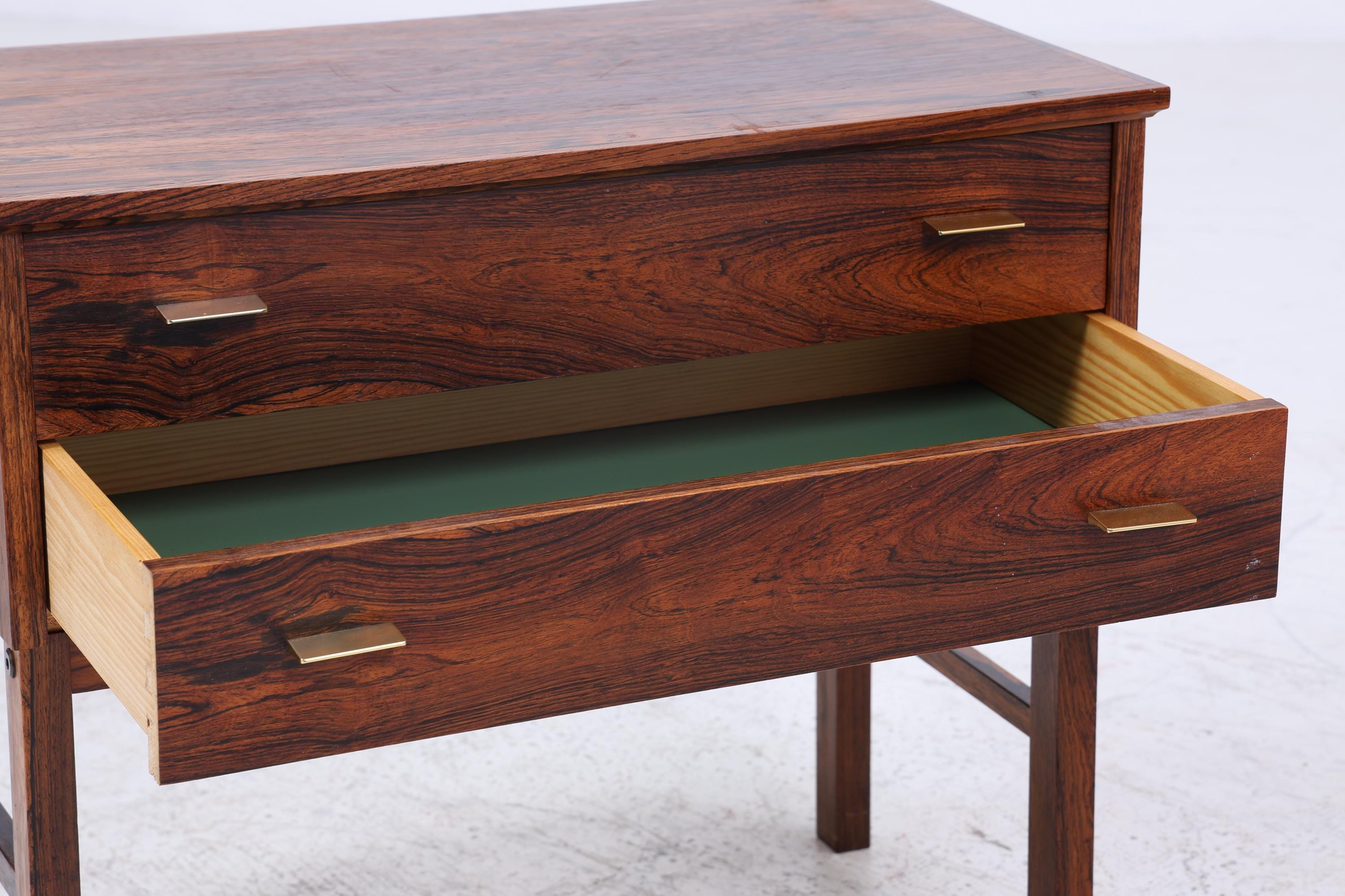Vintage Schubladen Kommode | Mid Century Schubladen Nachttsich | Retro 60er Jahre Palisander Aufbewahrung