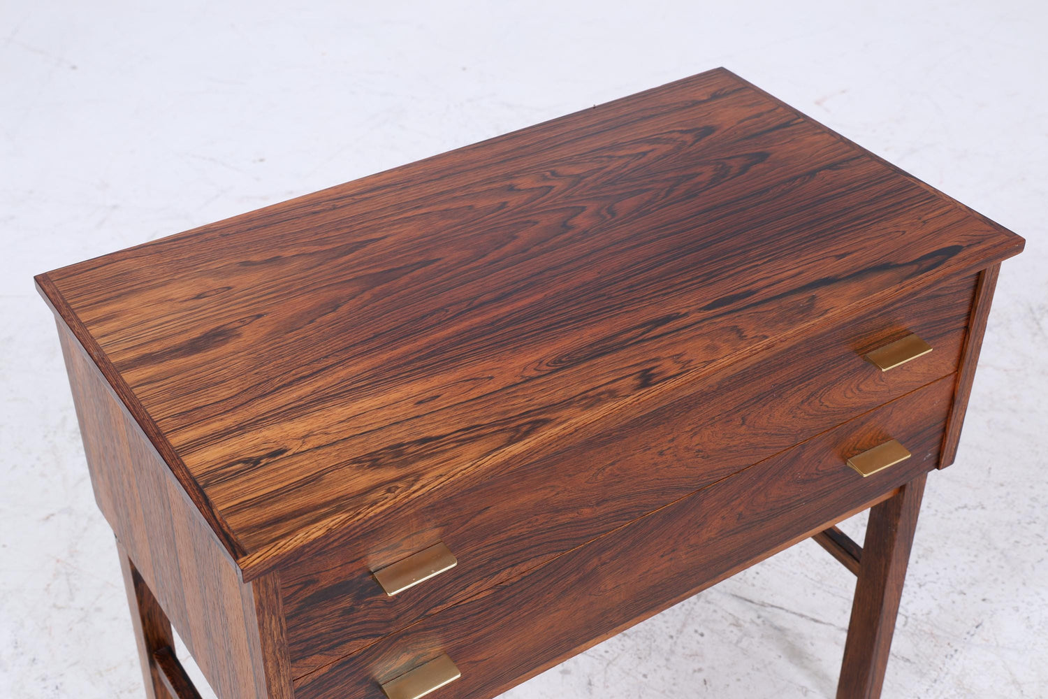 Vintage Schubladen Kommode | Mid Century Schubladen Nachttsich | Retro 60er Jahre Palisander Aufbewahrung