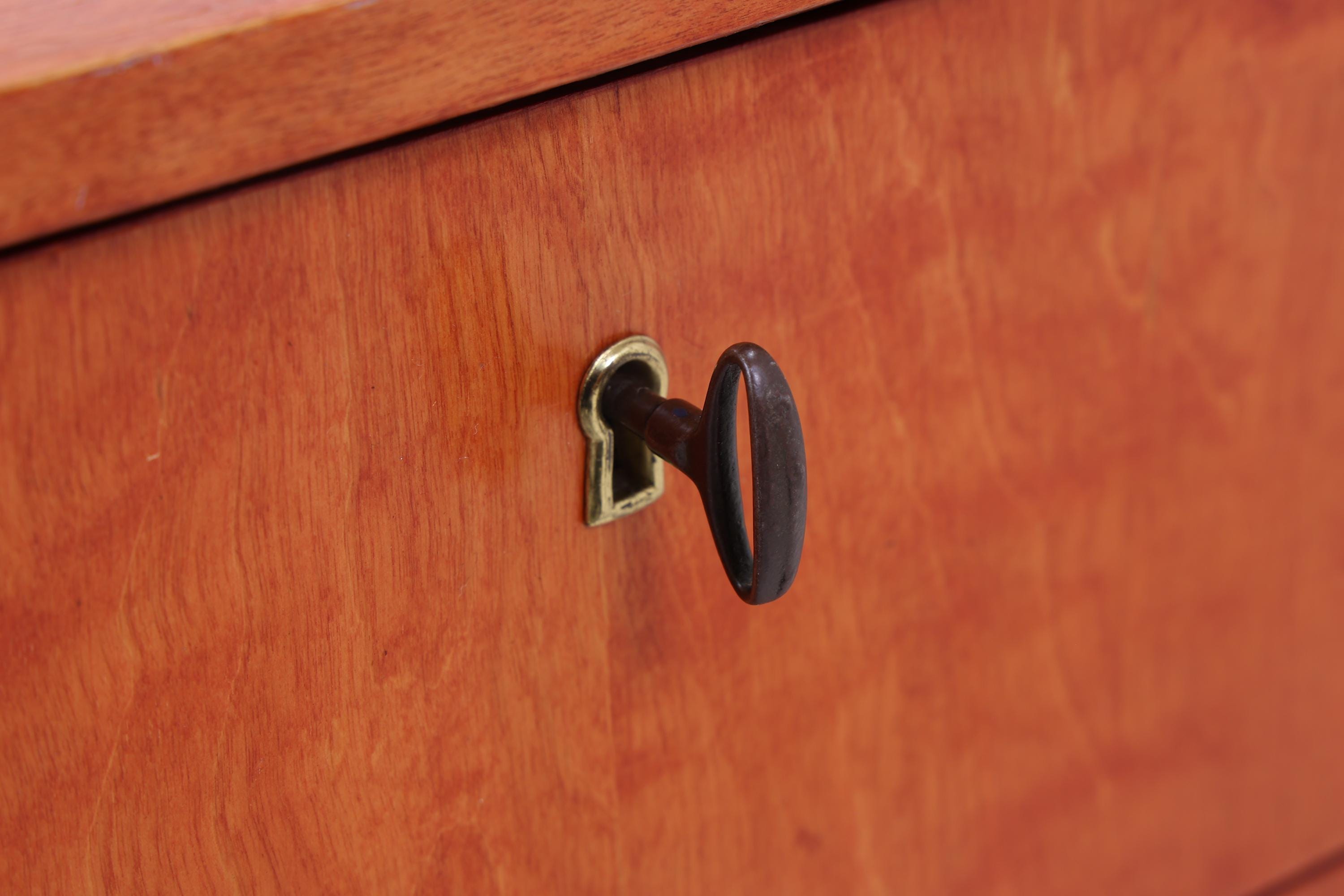Vintage Schubladen Kommode | Mid Century Schubladen Schrank | Holz Aufbewahrung 60er Jahre