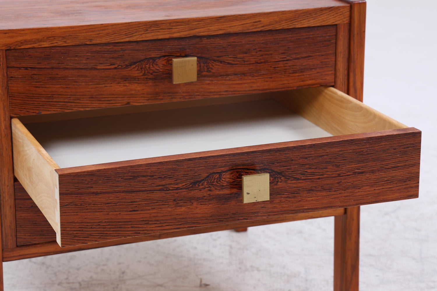 Wundervoller Vintage Nachttisch 60er Jahre  | Mid Century Holz Nachttisch mit Schubladen Palisander  Aufbewahrung