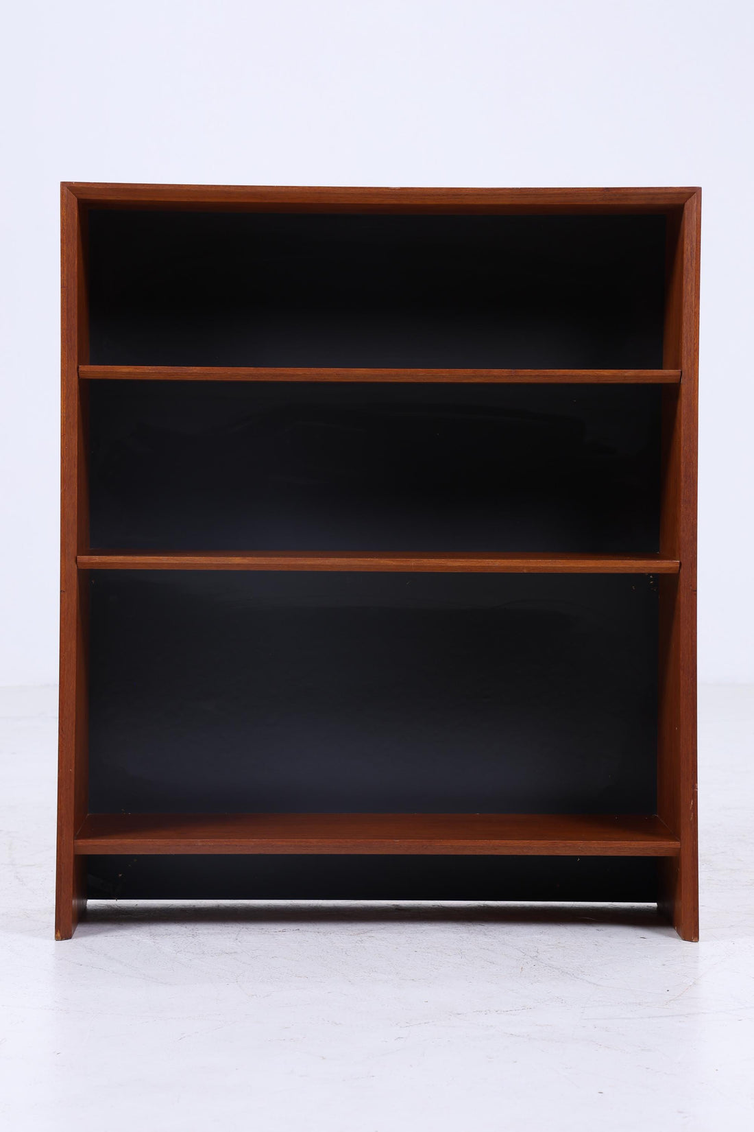 Kleines Vintage Teak Bücherregal | Mid Century Regal | 60er Retro Holz Aufbewahrung