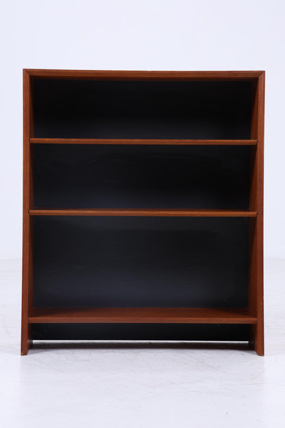 Kleines Vintage Teak Bücherregal | Mid Century Regal | 60er Retro Holz Aufbewahrung