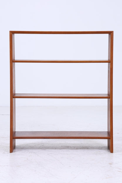Kleines Vintage Teak Bücherregal | Mid Century Regal | 60er Retro Holz Aufbewahrung