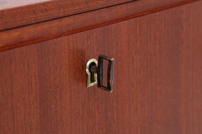Wundervolle Teak Mid Century Schubladen Kommode | Vintage Schrank Holz Aufbewahrung 60er Jahre