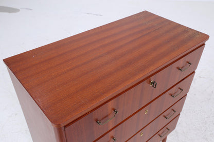 Wundervolle Teak Mid Century Schubladen Kommode | Vintage Schrank Holz Aufbewahrung 60er Jahre