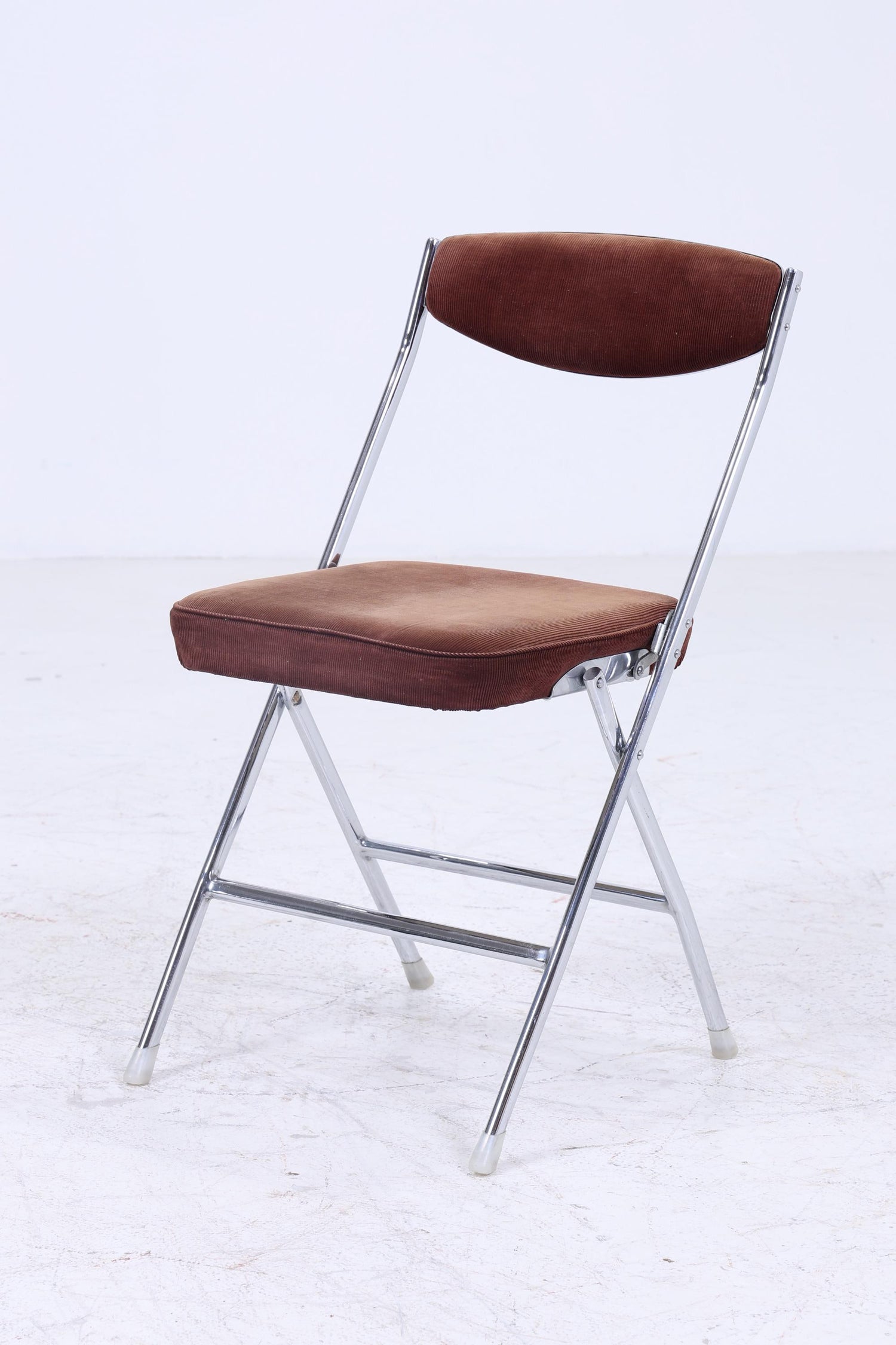 2 Vintage Chrom Klappstühle | Mid Century Stuhl 60er Jahre | Küchenstuhl 70er