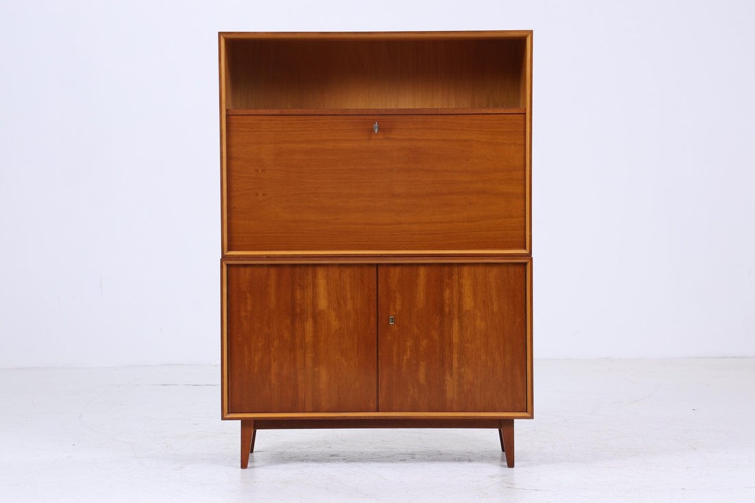 Vintage Wäscheschrank aus den 60er Jahren | Mid Century Kleiderschrank Vorratsschrank Vintage Fächerschrank Retro 70er