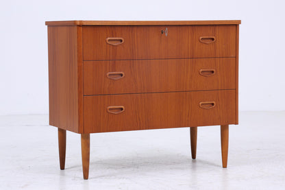 Vintage Teak Kommode | Mid Century Schubladen Schrank Holz Aufbewahrung 60er Jahre
