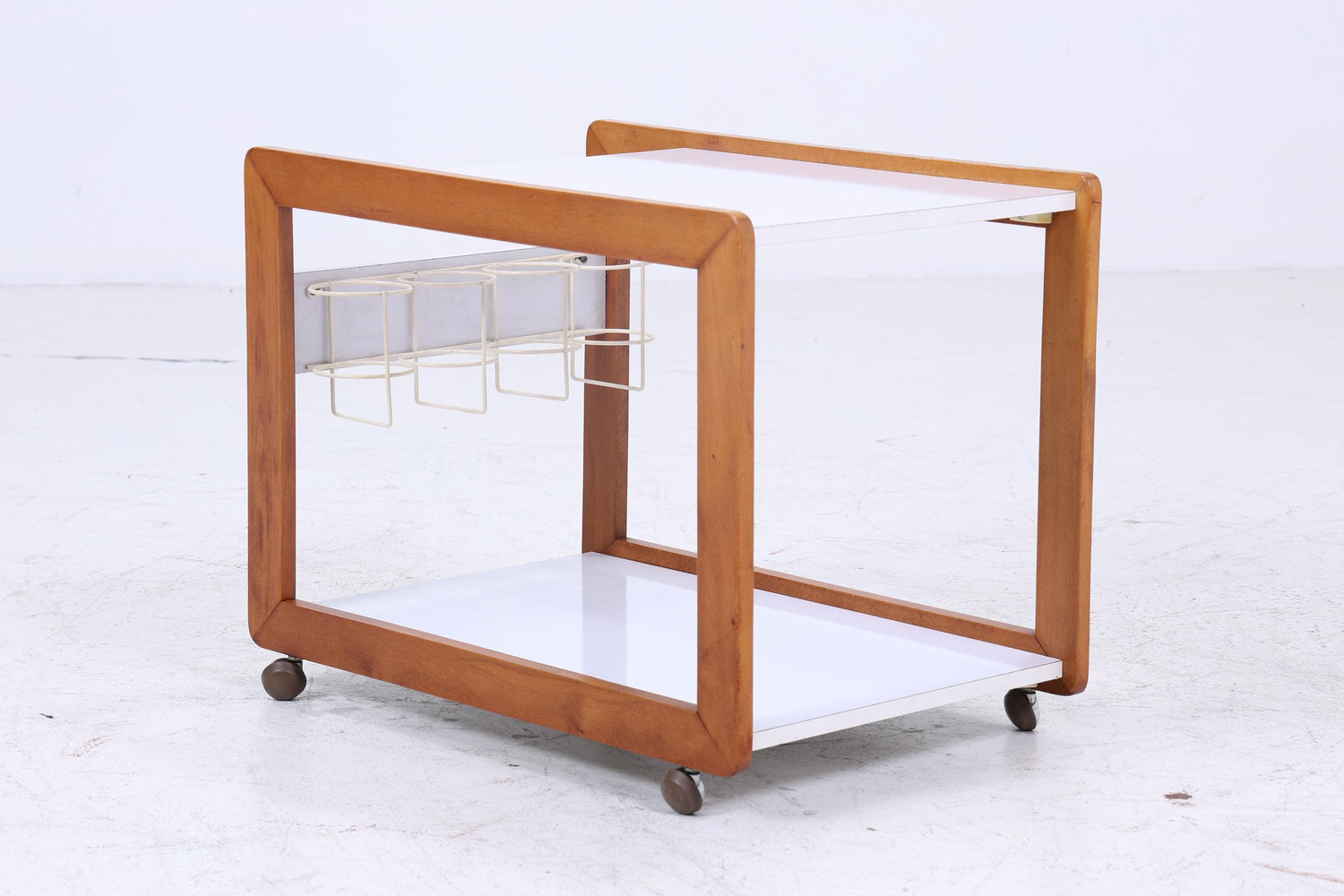 Vintage Servierwagen aus den 60ern | Mid Century Tisch Telefontisch Beistelltisch Retro