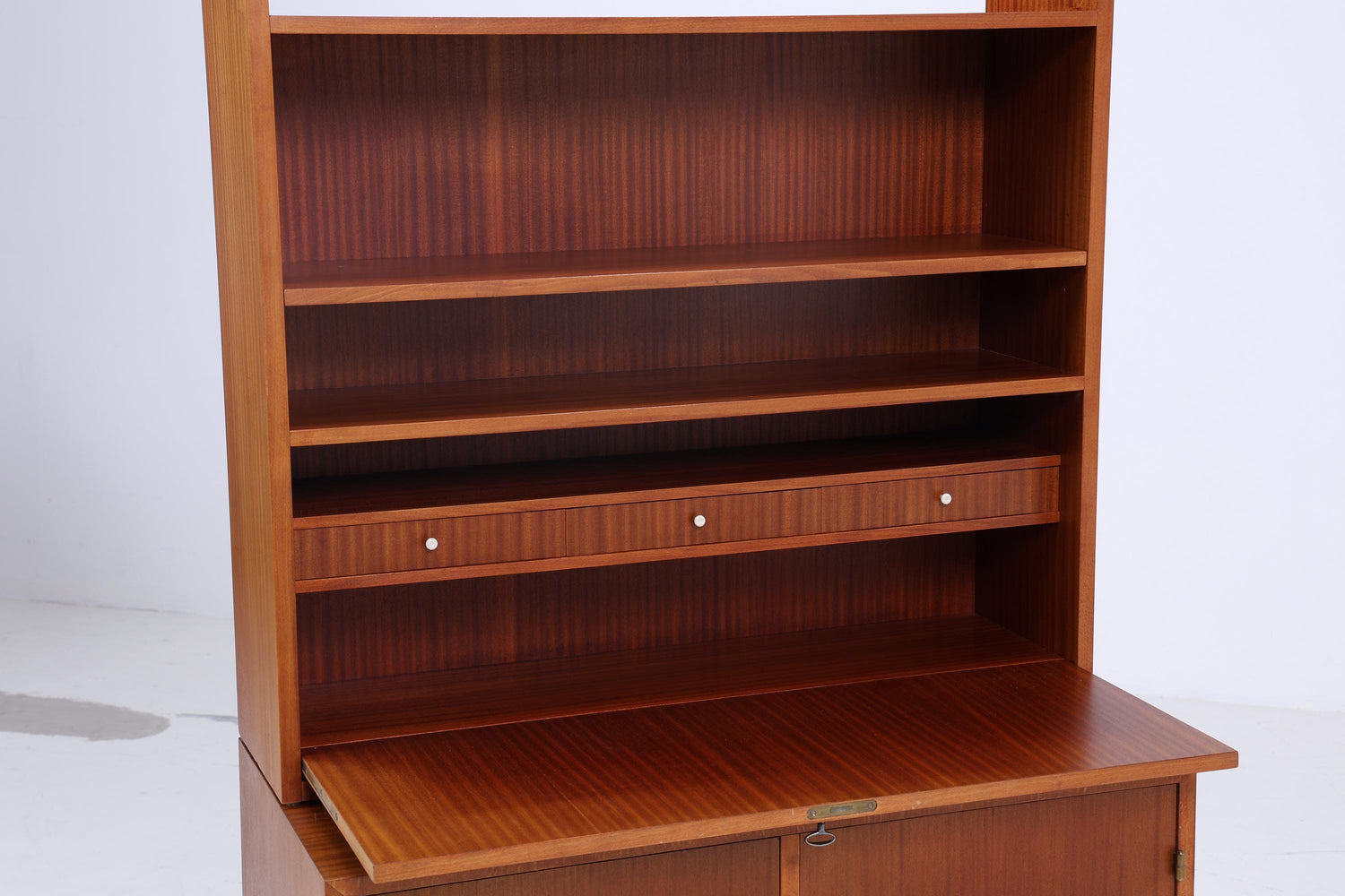 Vintage Regal 60er Jahre | Mid Century Regalschrank Schubladen Retro Holz Aufbewahrung