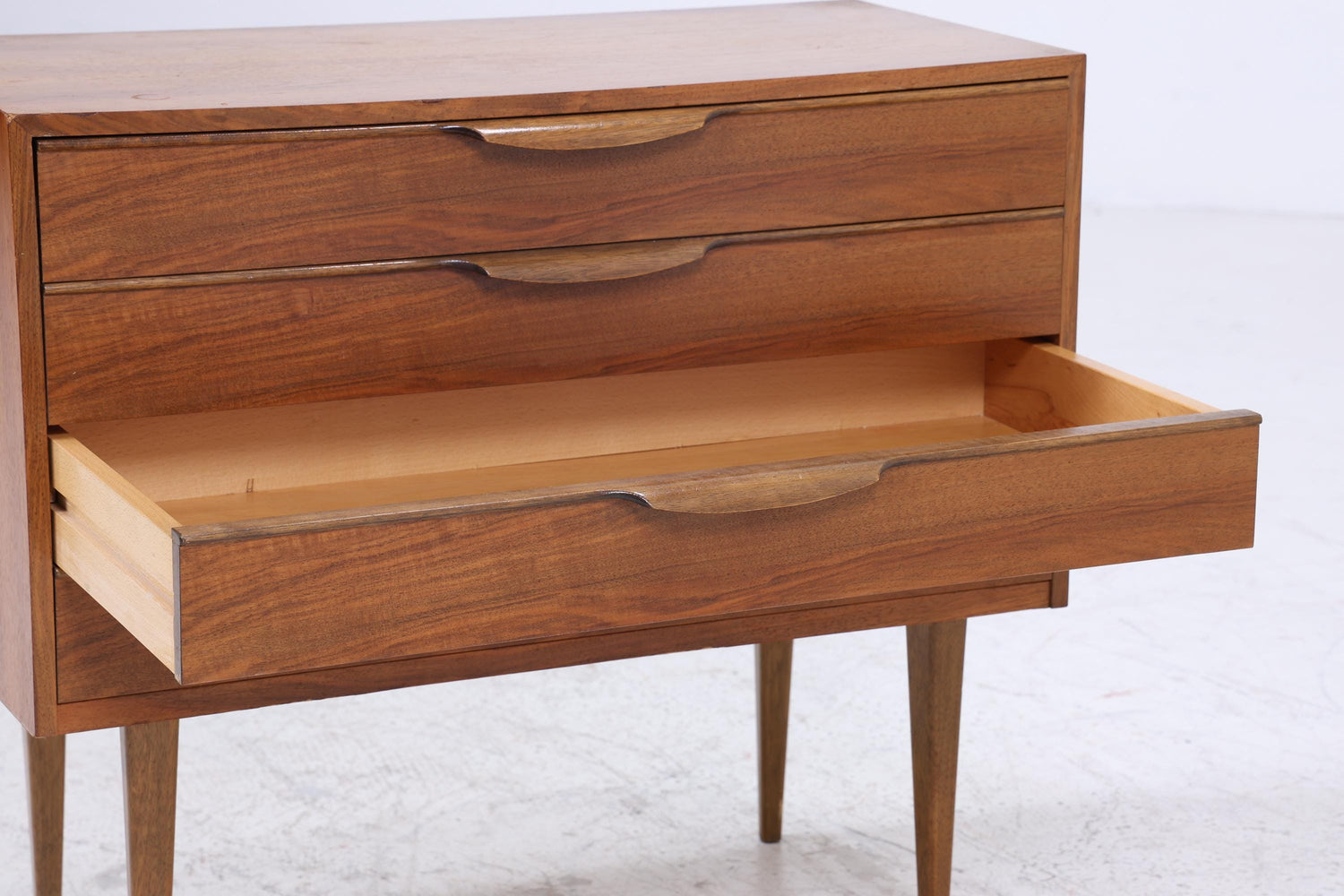 Vintage Teak Kommode | Mid Century Schubladen Schrank Holz Aufbewahrung 60er Jahre