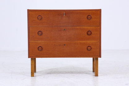Wunderschöne Vintage Teak Kommode | Mid Century Schubladen Schrank Holz Aufbewahrung 60er Jahre