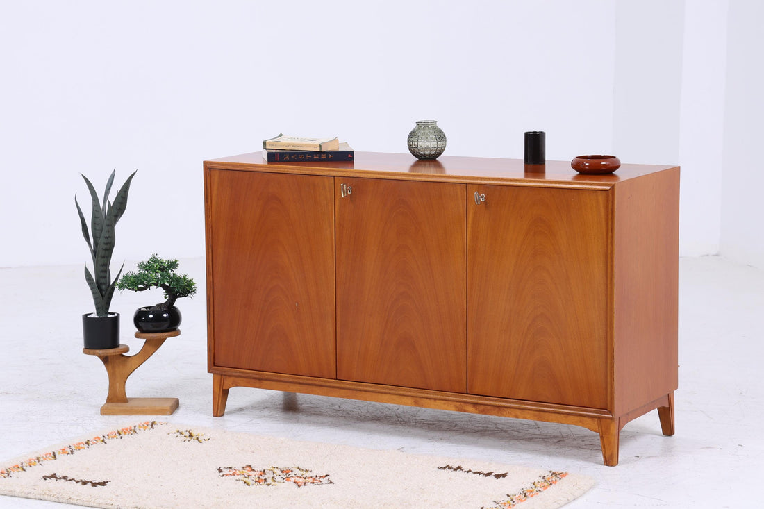 Wunderschöne Vintage Kommode 60er | Mid Century Schrank | Retro Holz Aufbewahrung Sideboard