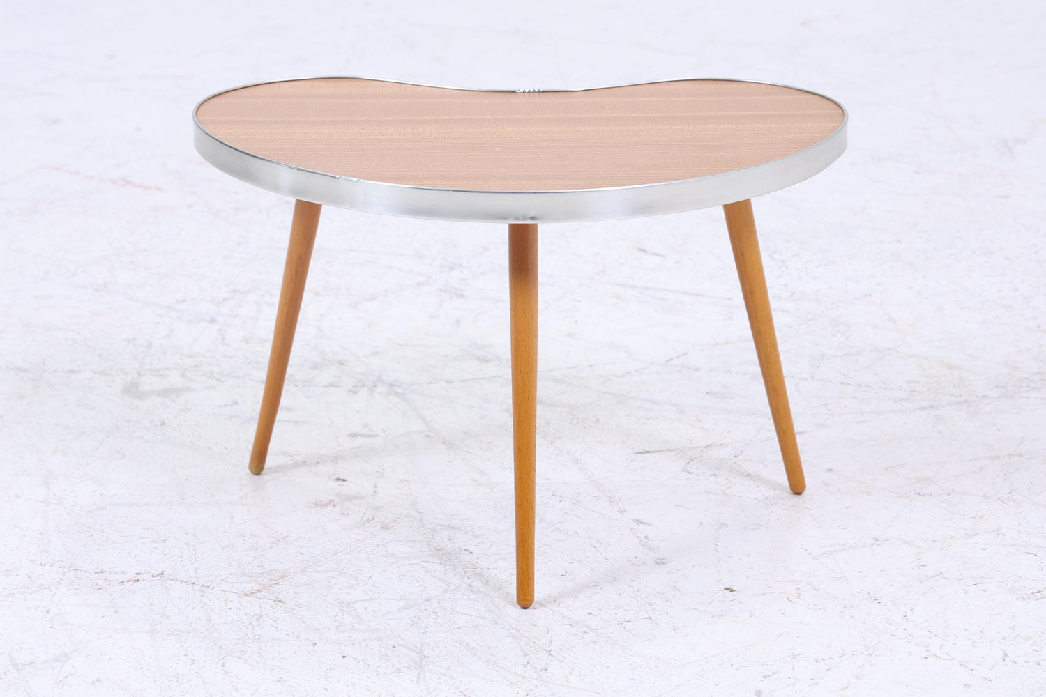 Vintage Nierentisch | Mid Century Blumentisch | Beistelltische Olivgrün 60er Jahre