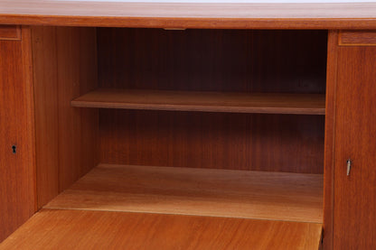 Vintage Teak Highboard 60er Jahre | Mid Century Sideboard Schubladen Schrank Holz Aufbewahrung