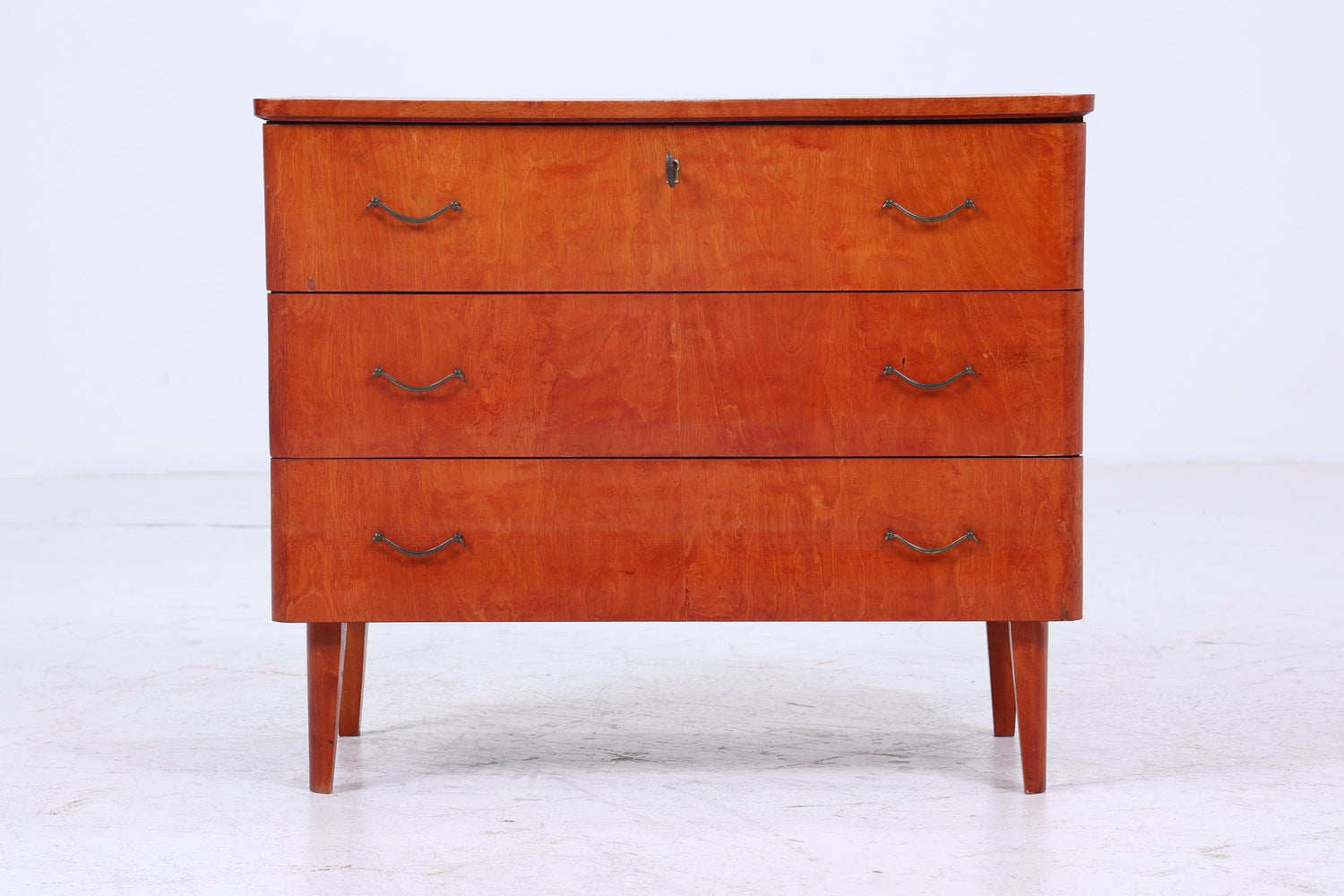 Vintage Schubladen Kommode | Mid Century Schubladen Schrank | Holz Aufbewahrung 60er Jahre