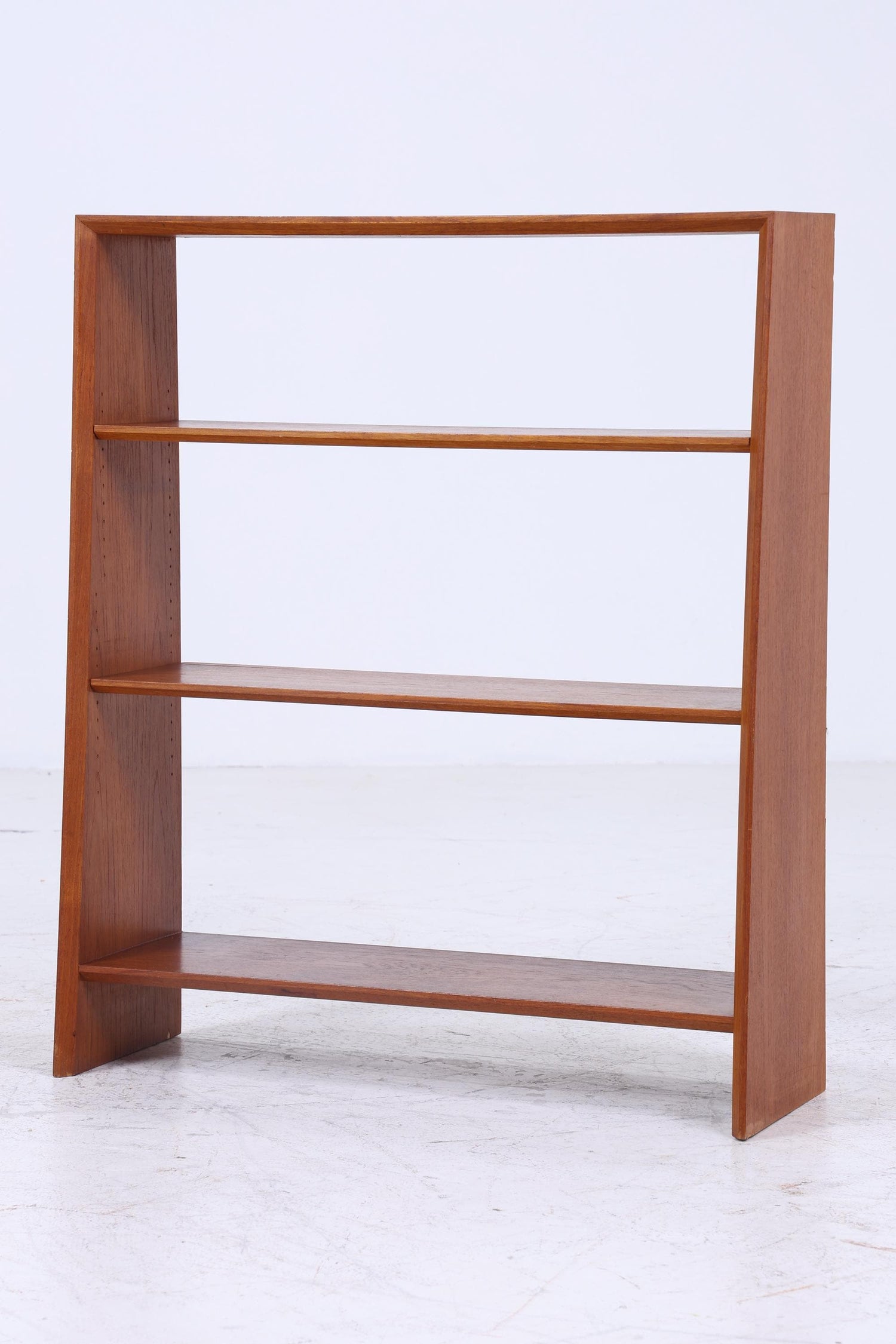 Kleines Vintage Teak Bücherregal | Mid Century Regal | 60er Retro Holz Aufbewahrung