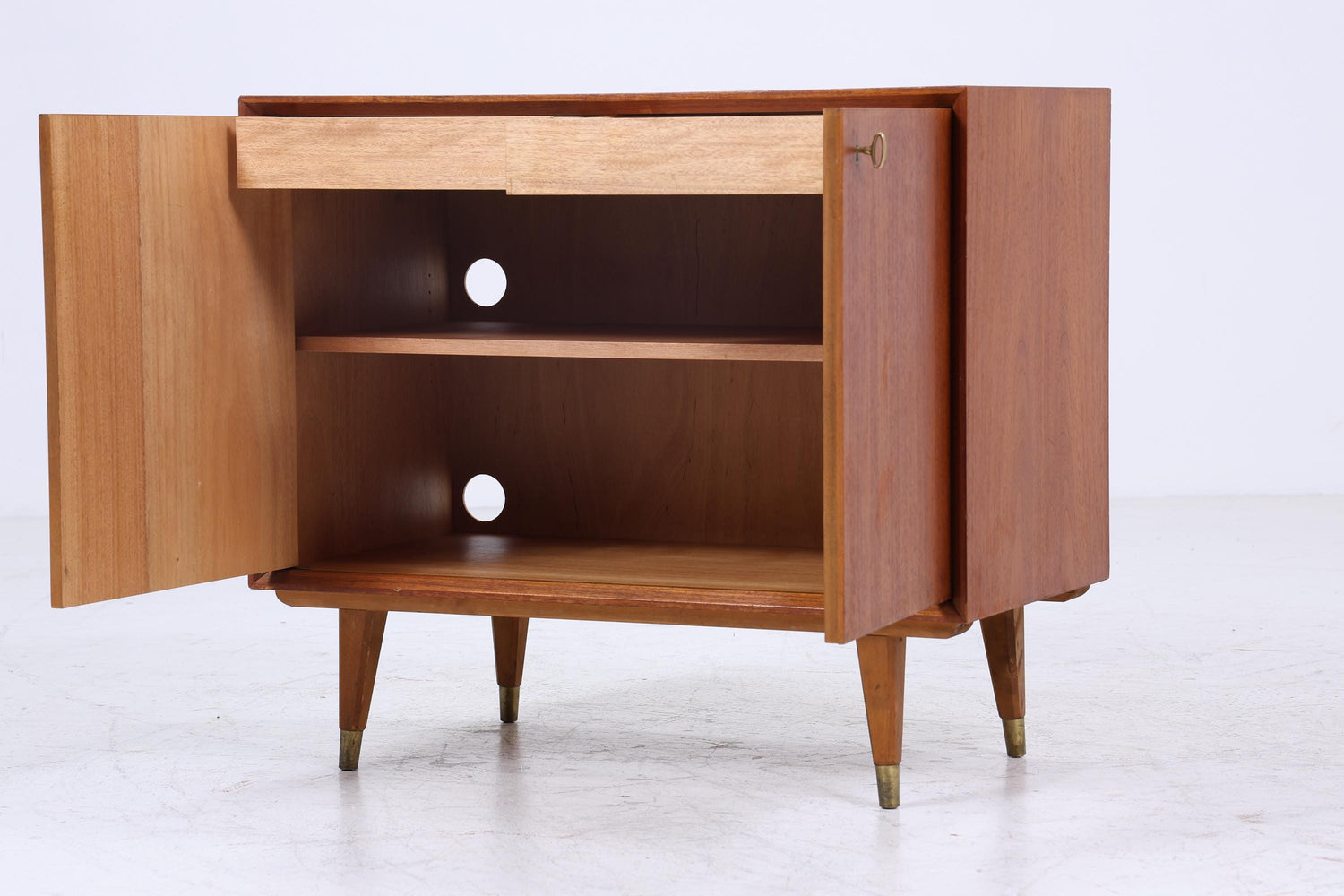Wundervolle Teak Mid Century Kommode | Vintage Schubladen Schrank Holz Aufbewahrung 60er Jahre