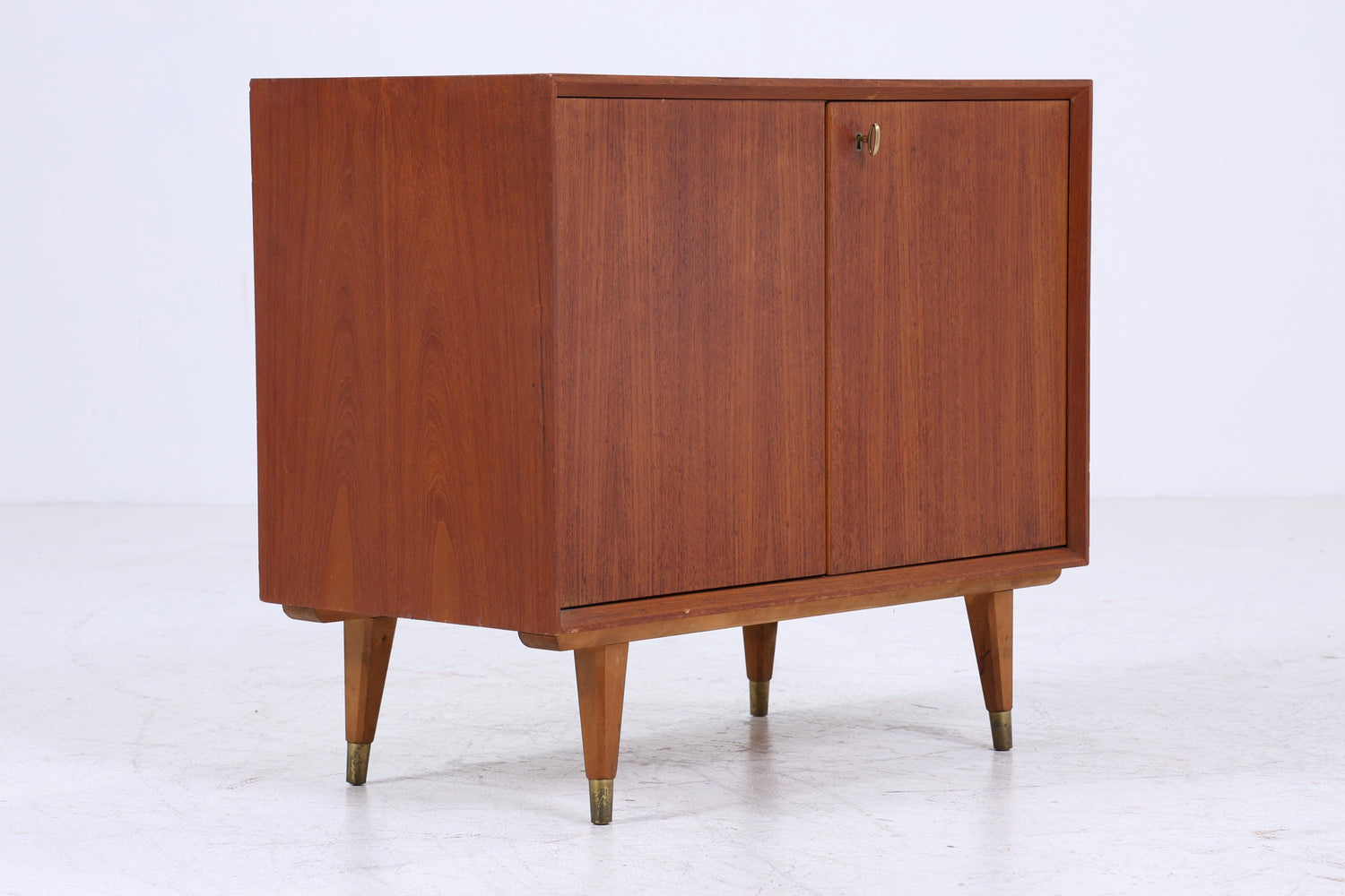 Wundervolle Teak Mid Century Kommode | Vintage Schubladen Schrank Holz Aufbewahrung 60er Jahre