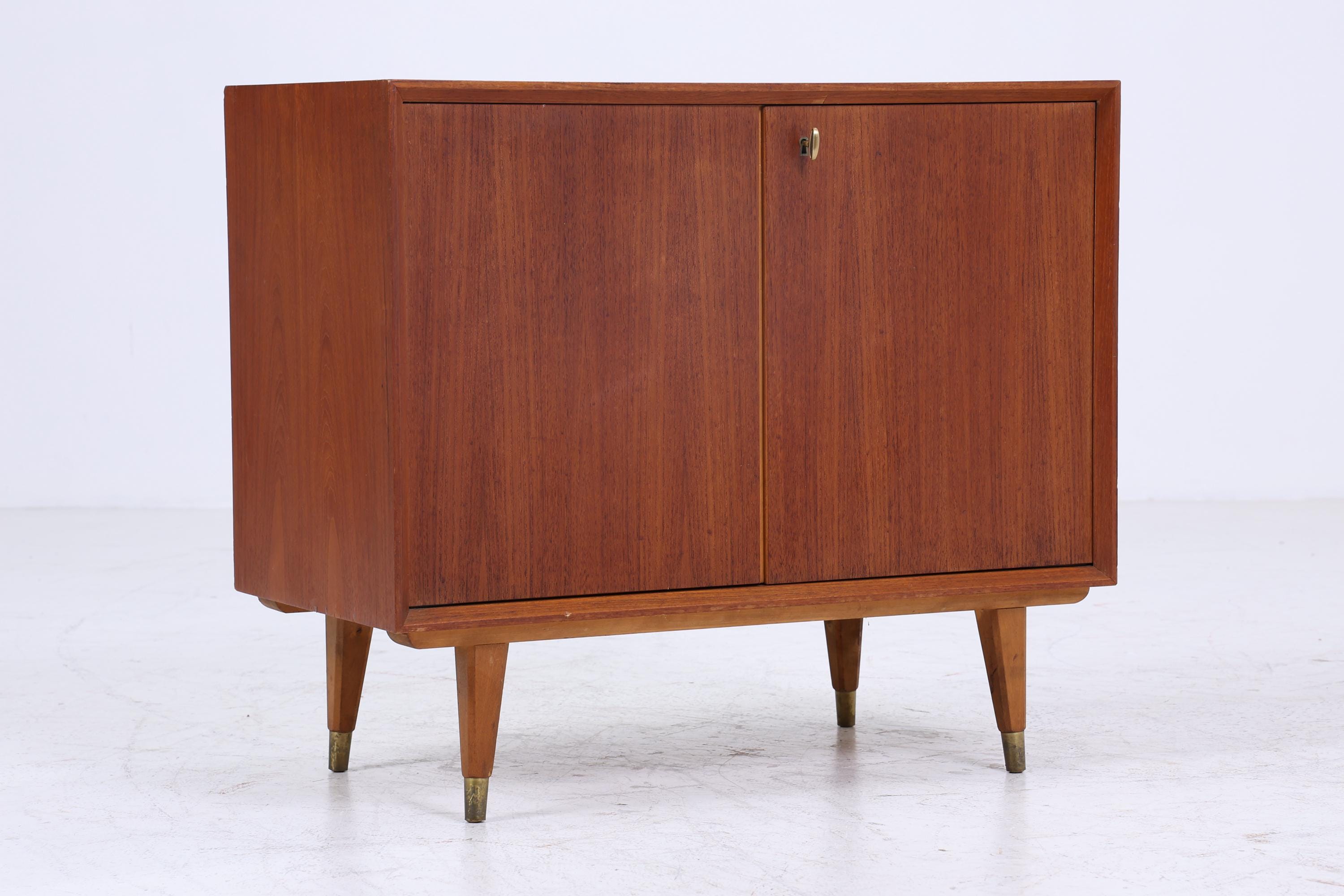 Wundervolle Teak Mid Century Kommode | Vintage Schubladen Schrank Holz Aufbewahrung 60er Jahre