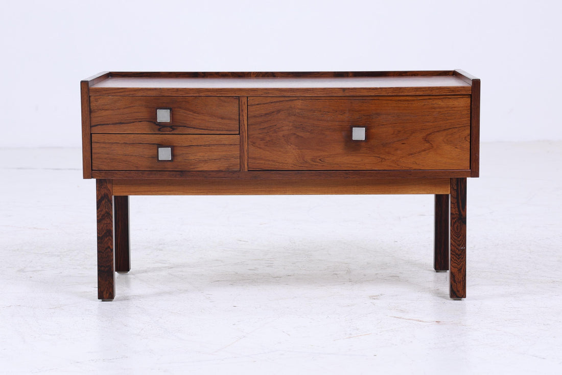 Wunderschöne Vintage Schubladen Kommode | Mid Century Schubladen Nachttisch | Retro 60er Jahre Palisander Aufbewahrung