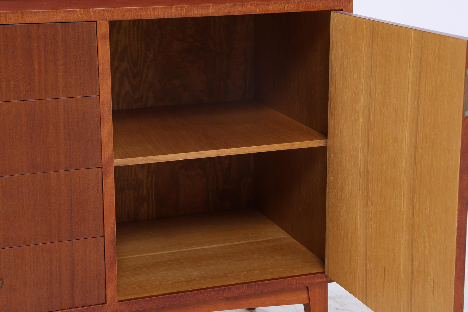 Vintage Regal 60er Jahre | Mid Century Regalschrank Schubladen Retro Holz Aufbewahrung